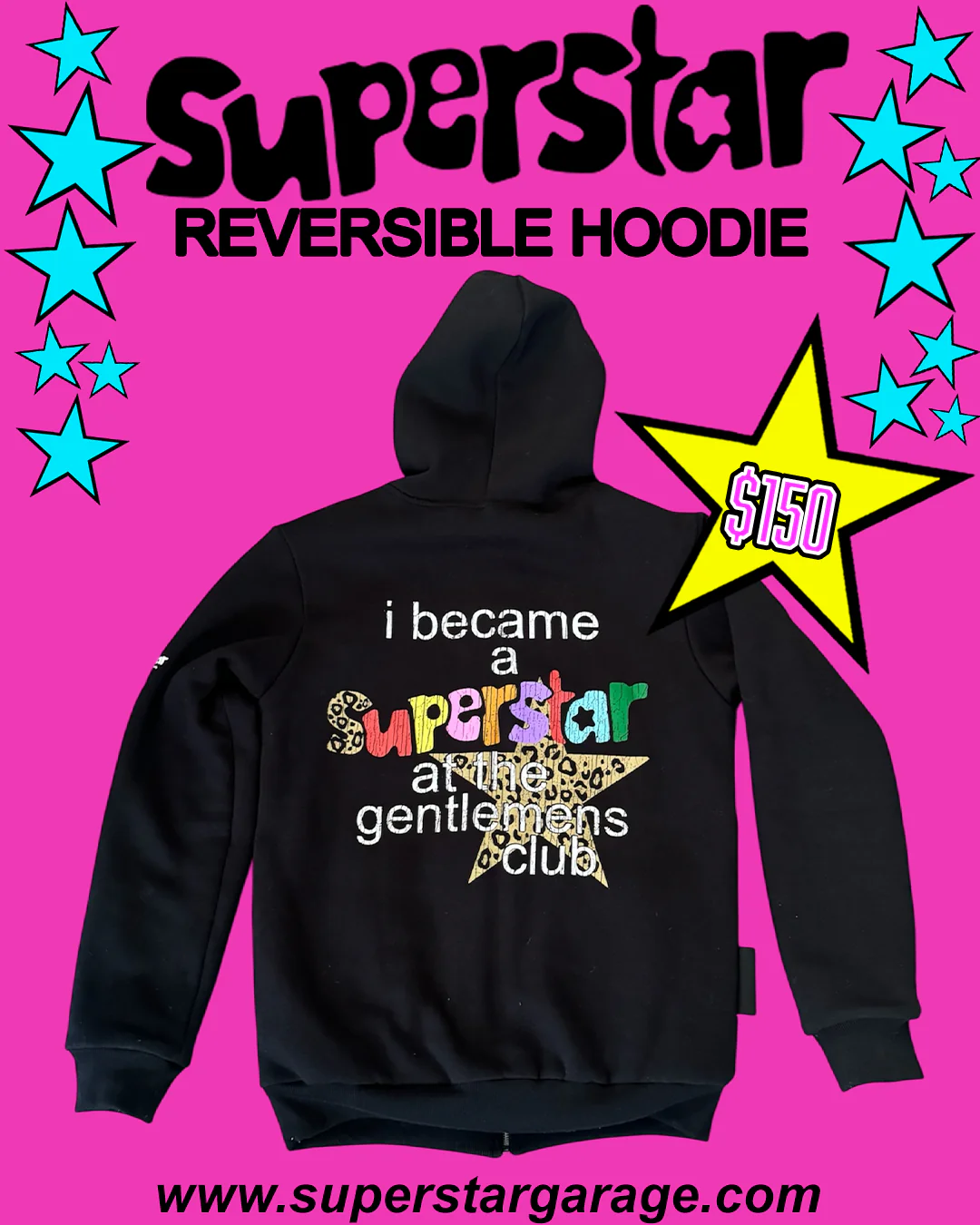 superstar reversible zip hoodie - Image 7