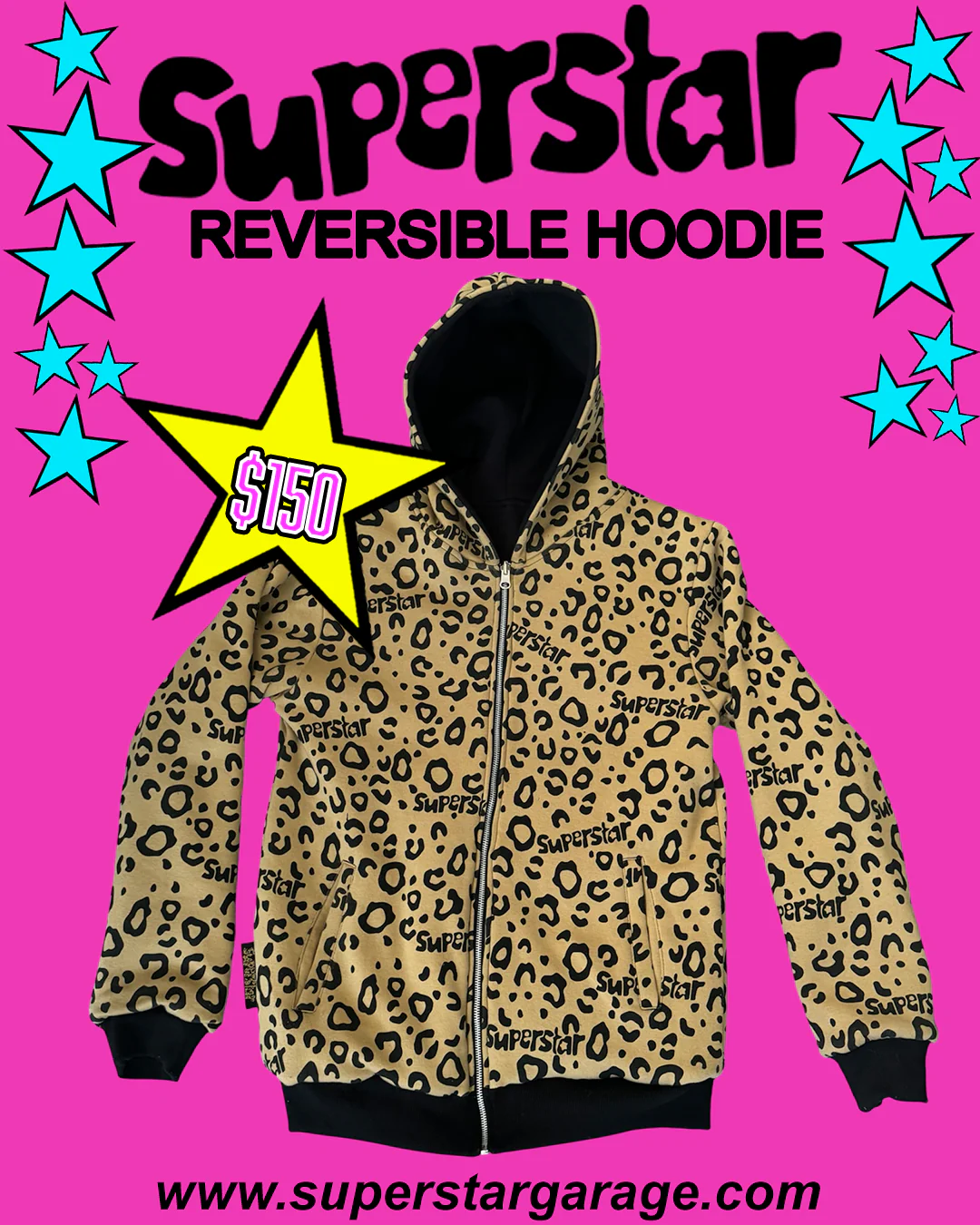 superstar reversible zip hoodie - Image 8