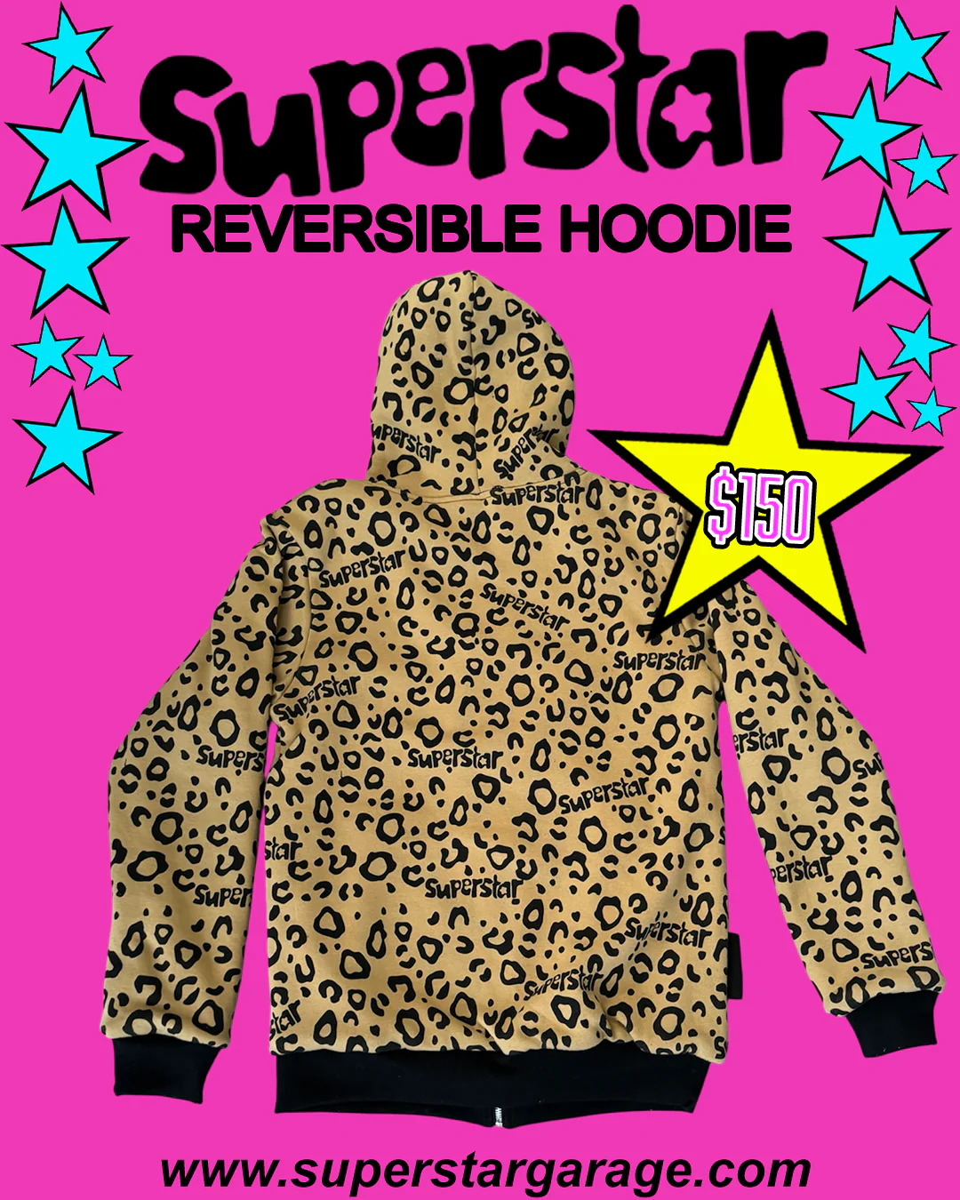 superstar reversible zip hoodie - Image 9